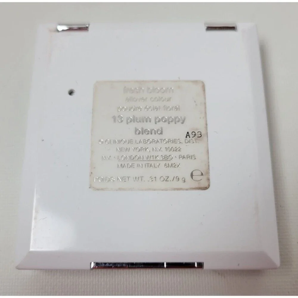 NWOB Clinique Fresh Bloom‎ Allover Colour 13 Plum Poppy Blend Compact .31oz